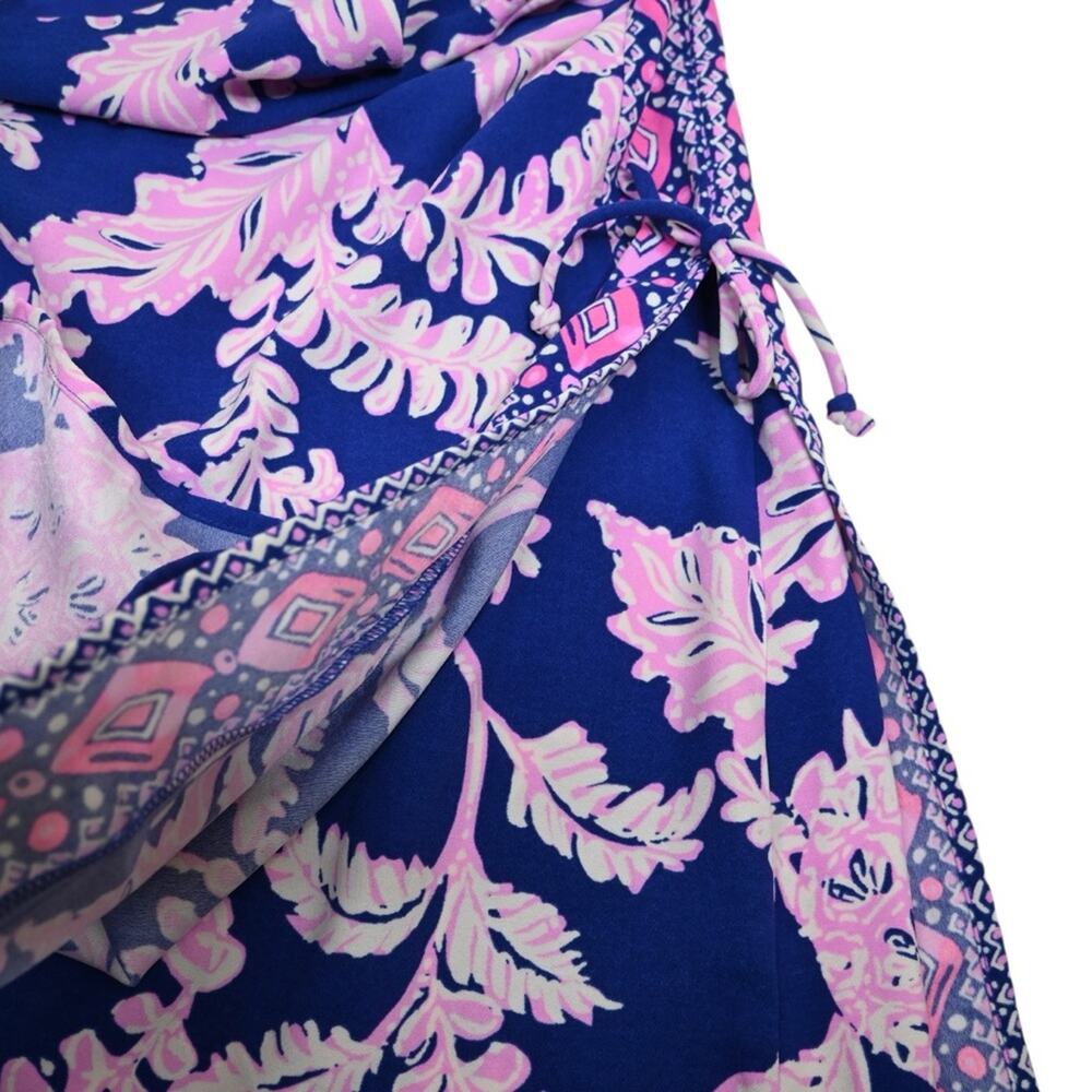 Lilly Pulitzer Womens 14 Donna Lined Romper in Galaxy Blue NEW - Picture 9 of 13